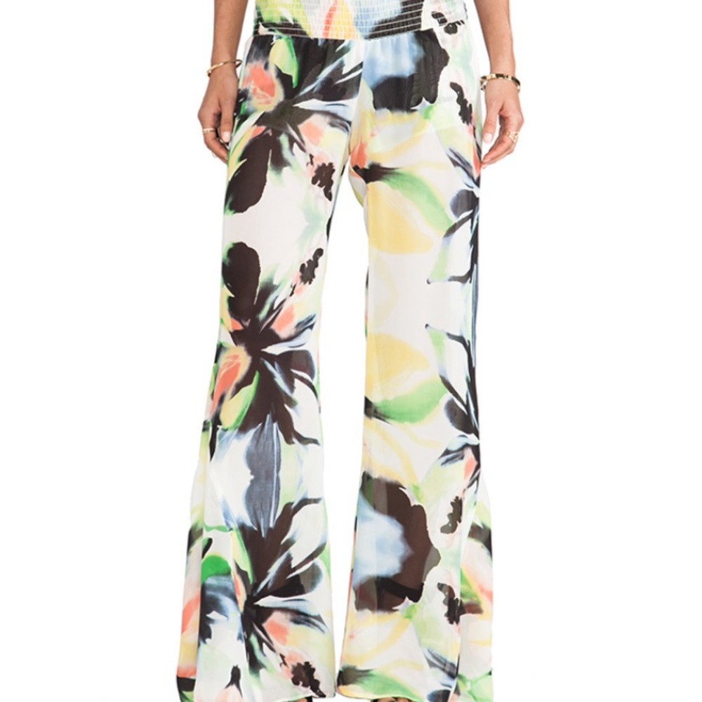 Show Me Your Mumu ROBERTS PARTY PANTS WATERCOLOR